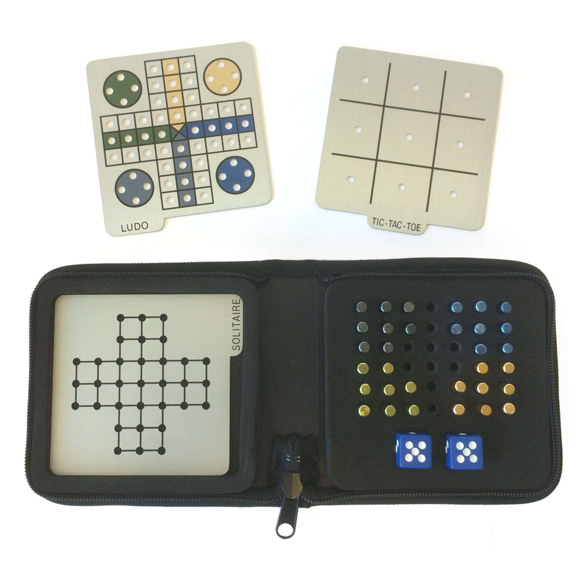 3 i 1 Spill (Ludo/1-2-3/solitaire)