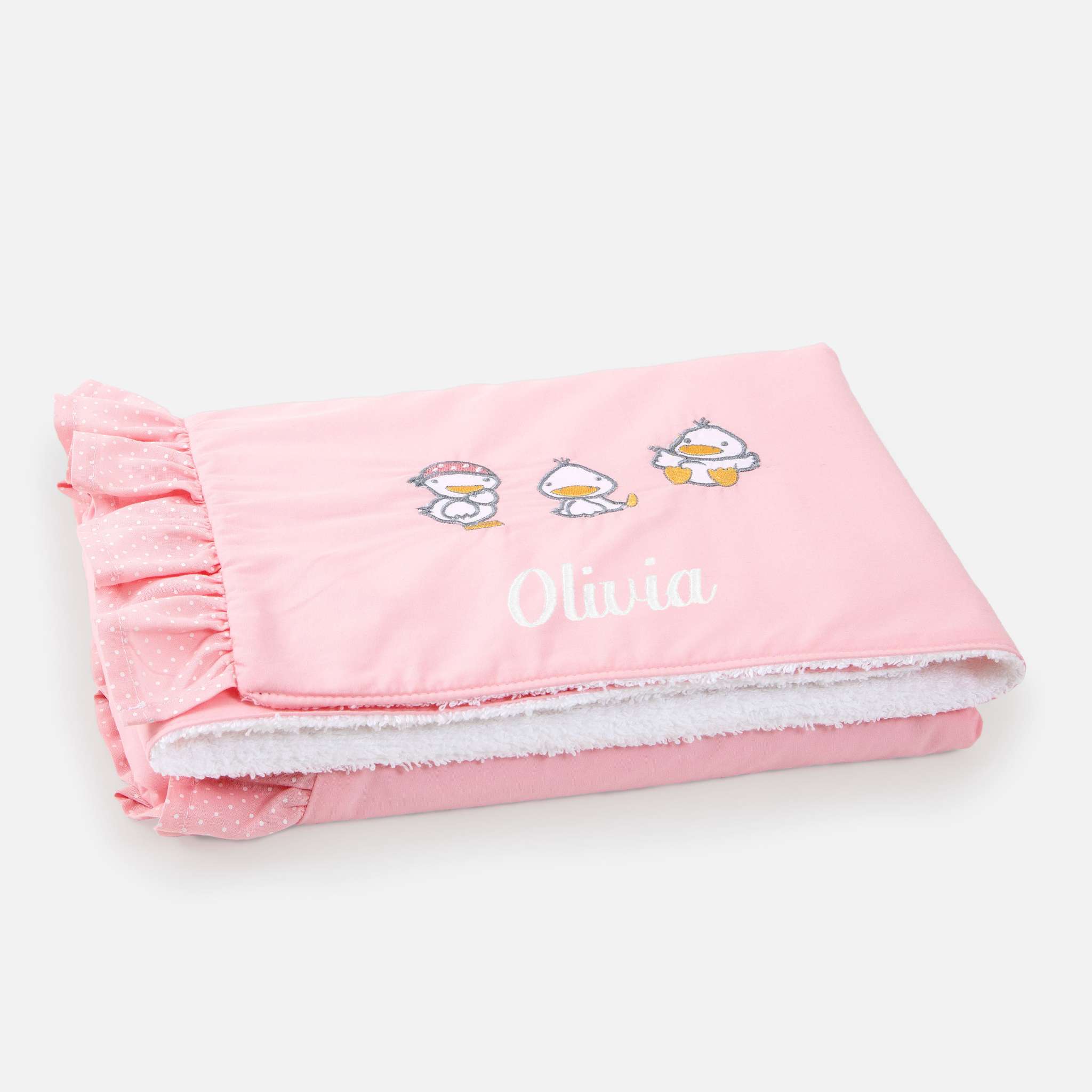Ducks Pink Babyteppe