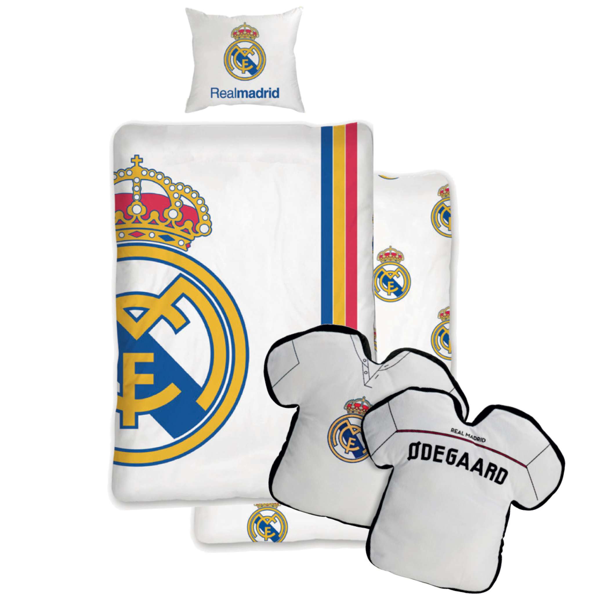 Real Madrid Sengesett + Ødegaard pyntepute