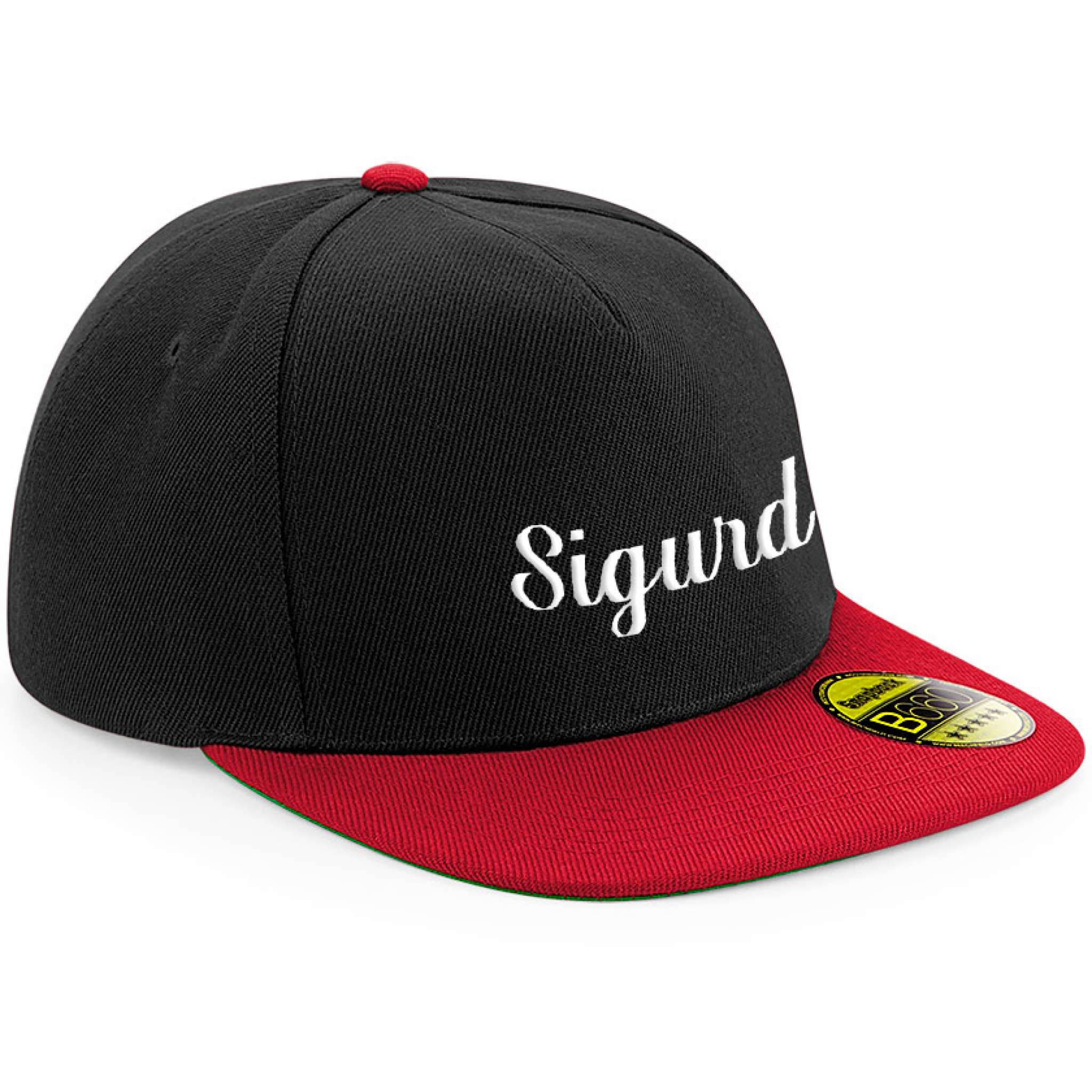 Caps B660 Rød, brodering front