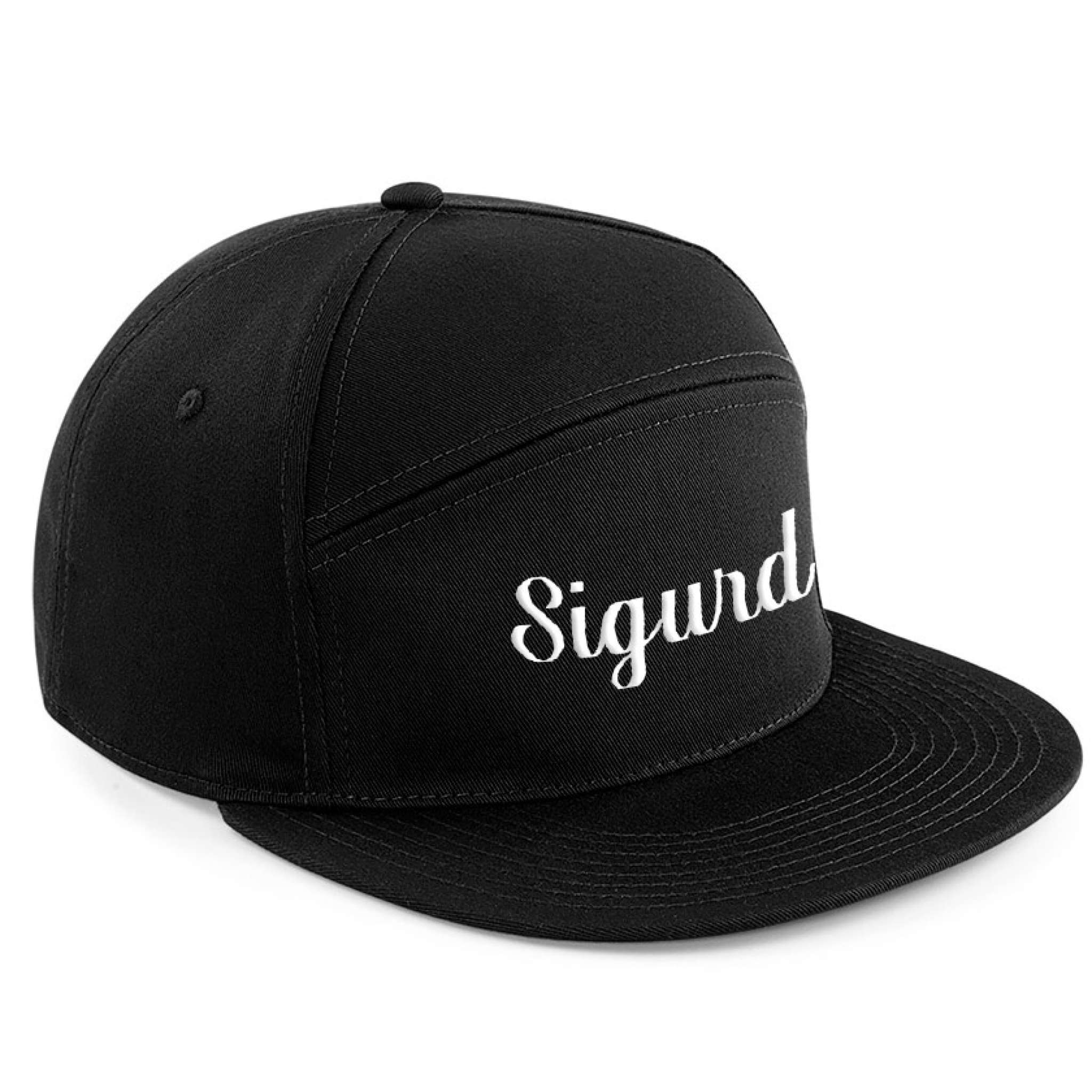 Caps B670 Svart, brodering front