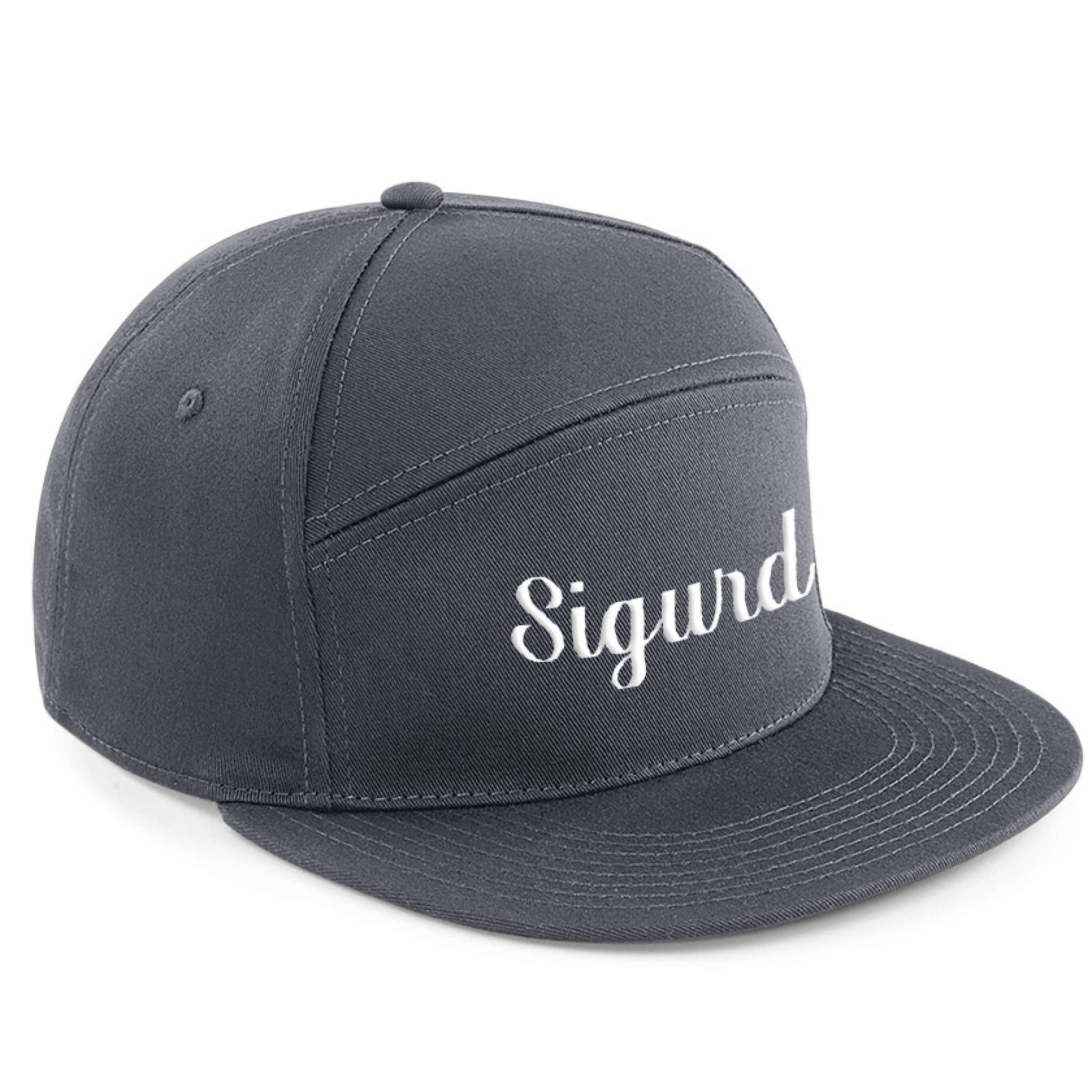 Caps B670 Grå, brodering front