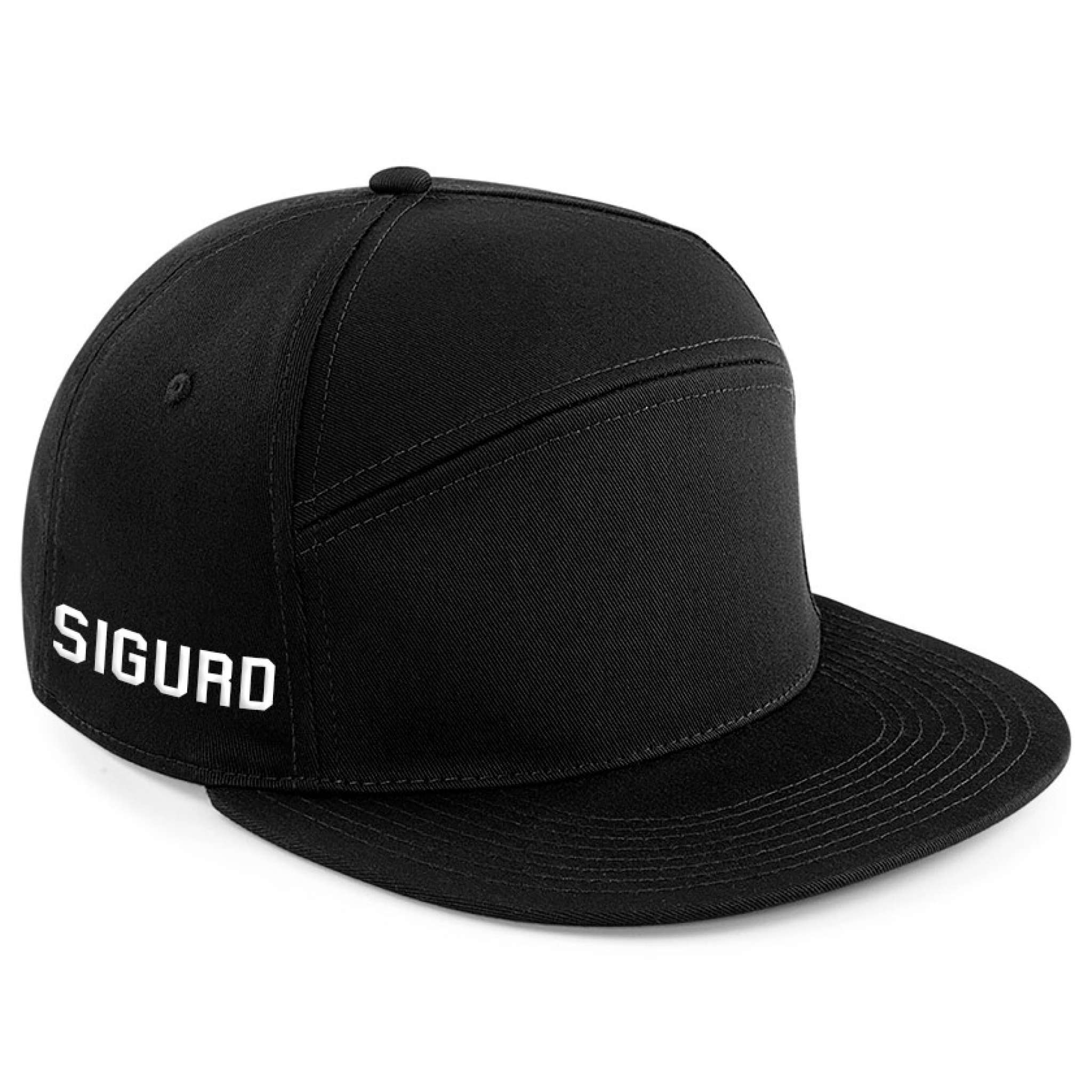 Caps B670 Svart, sidebrodering