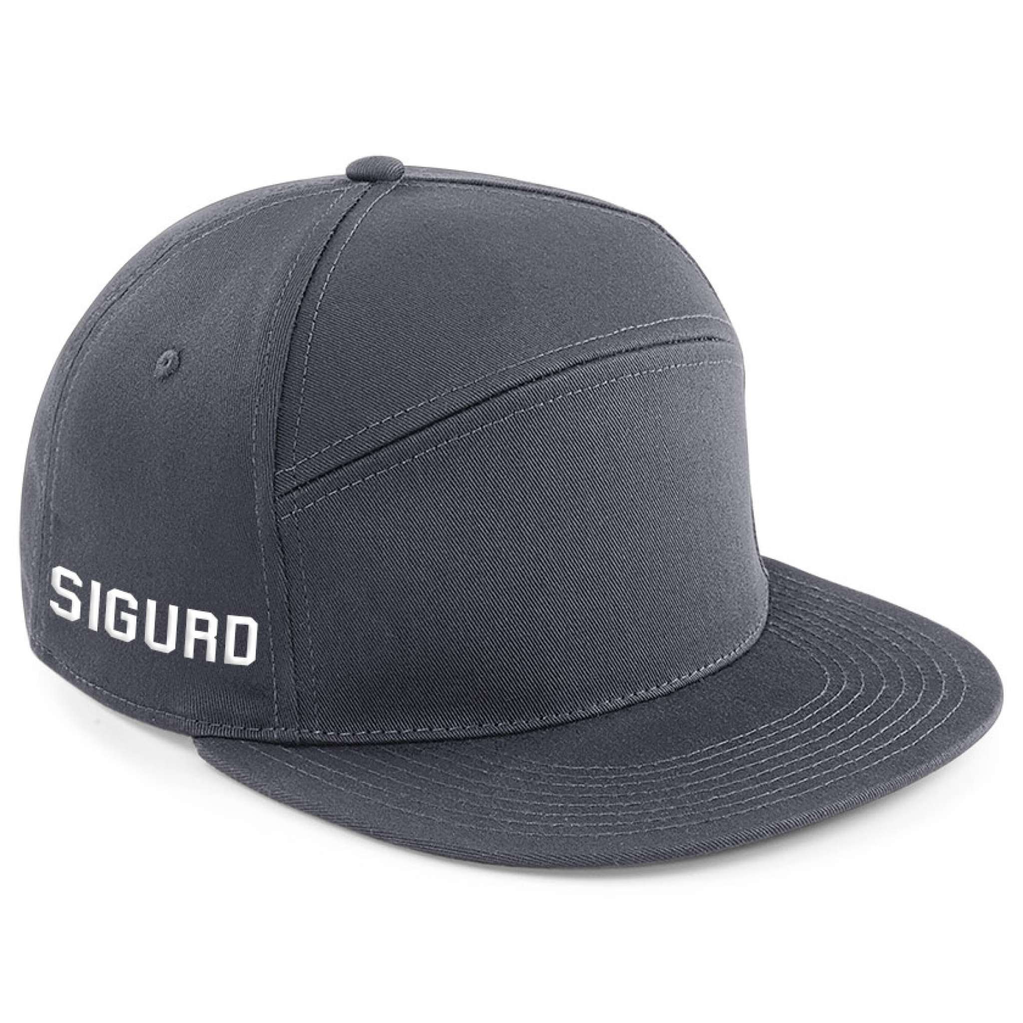 Caps B670 Grå, sidebrodering