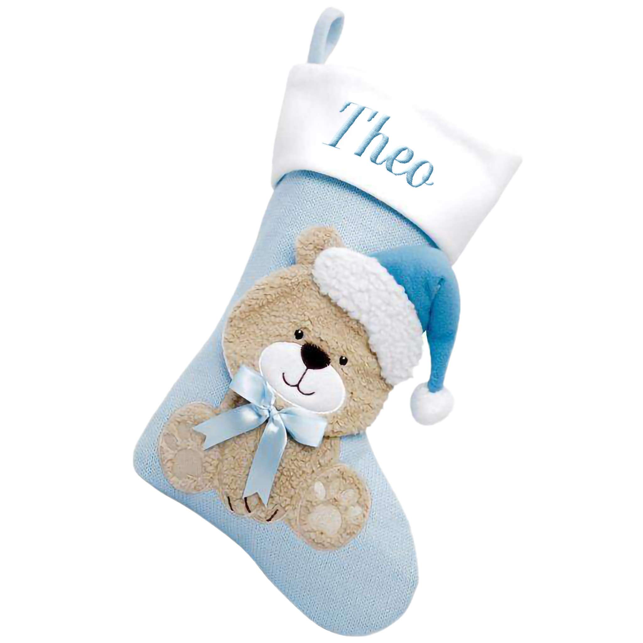 Julestrømpe Baby, Lys Blå