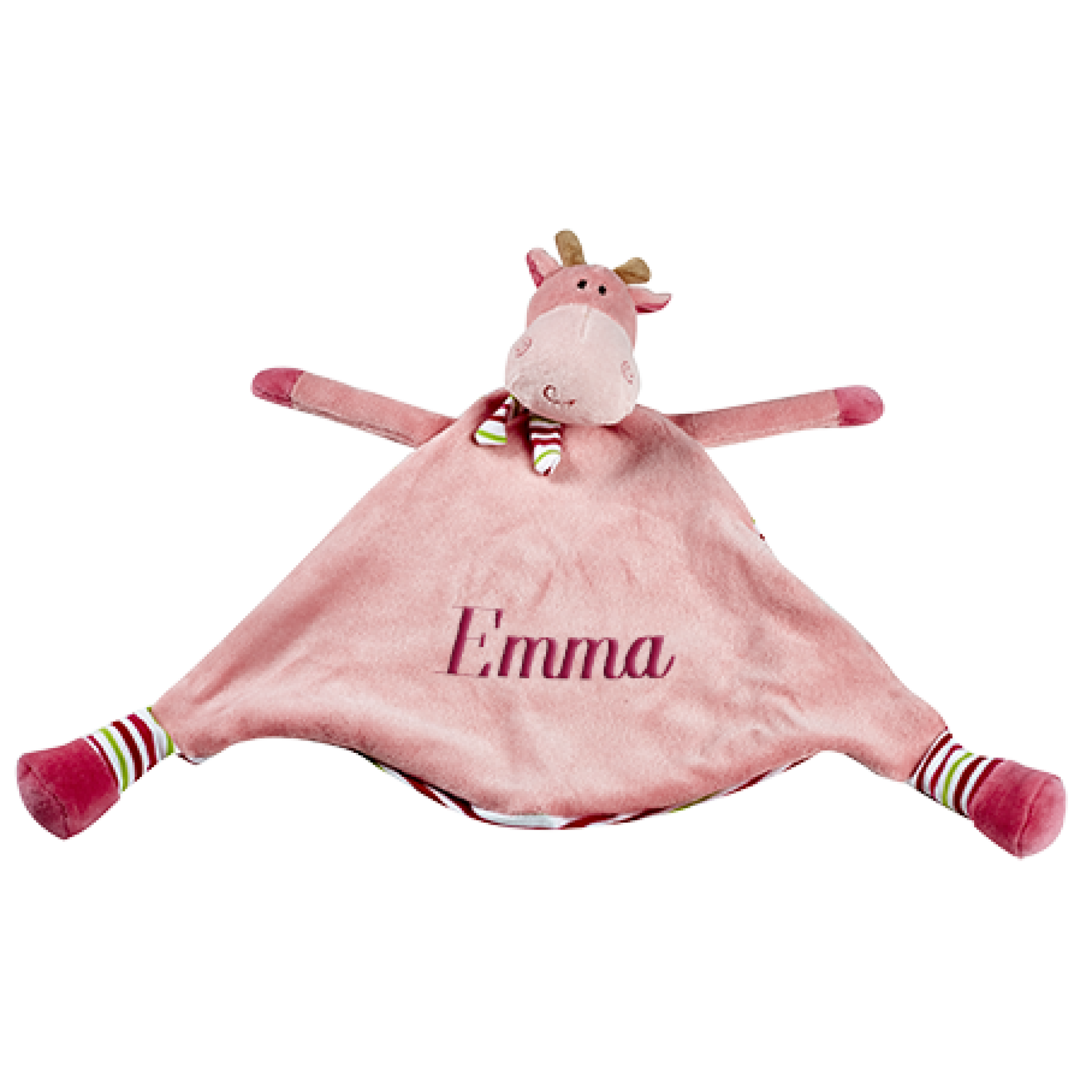 Cubbies Sutteklut Giraff lys rosa