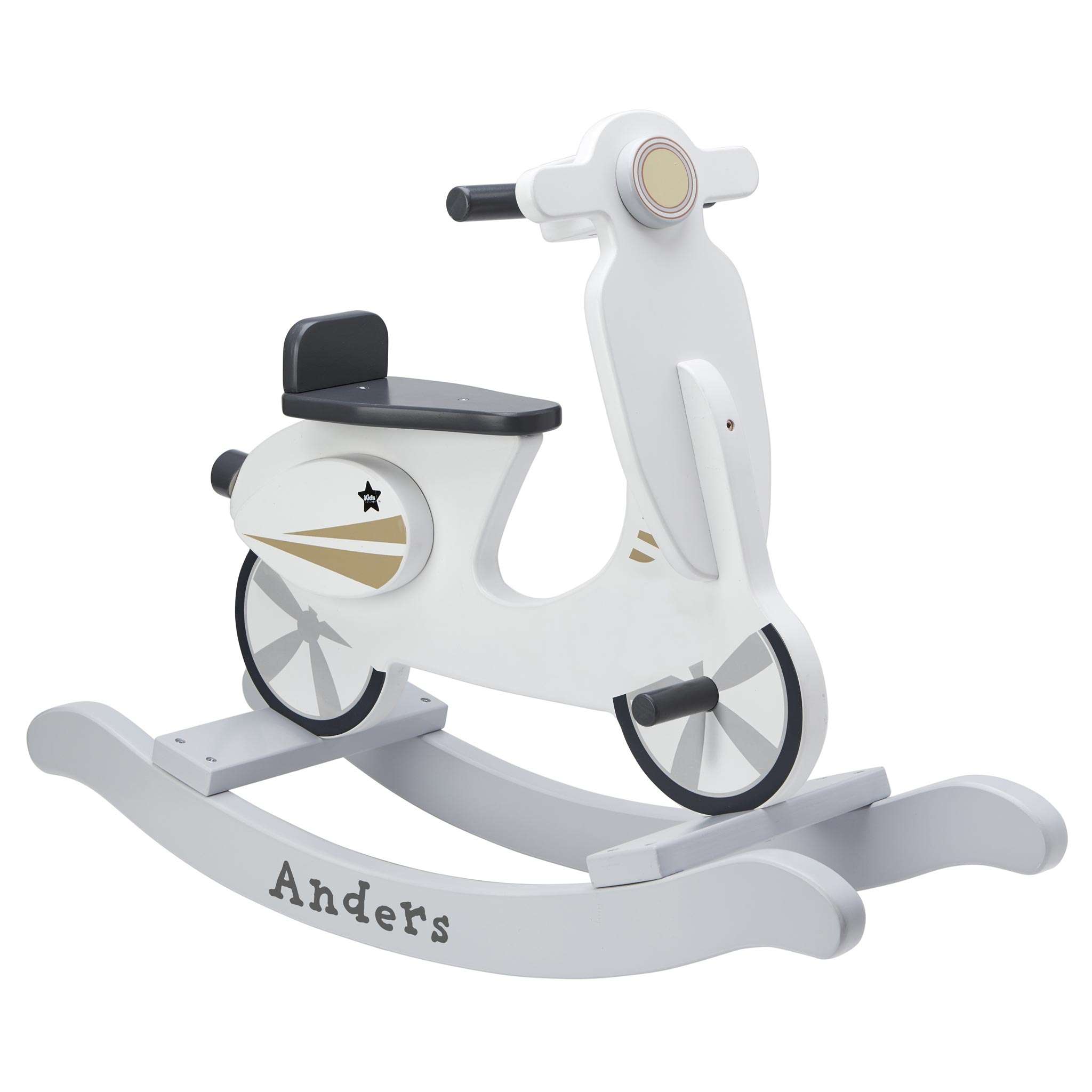 Gyngescooter grå