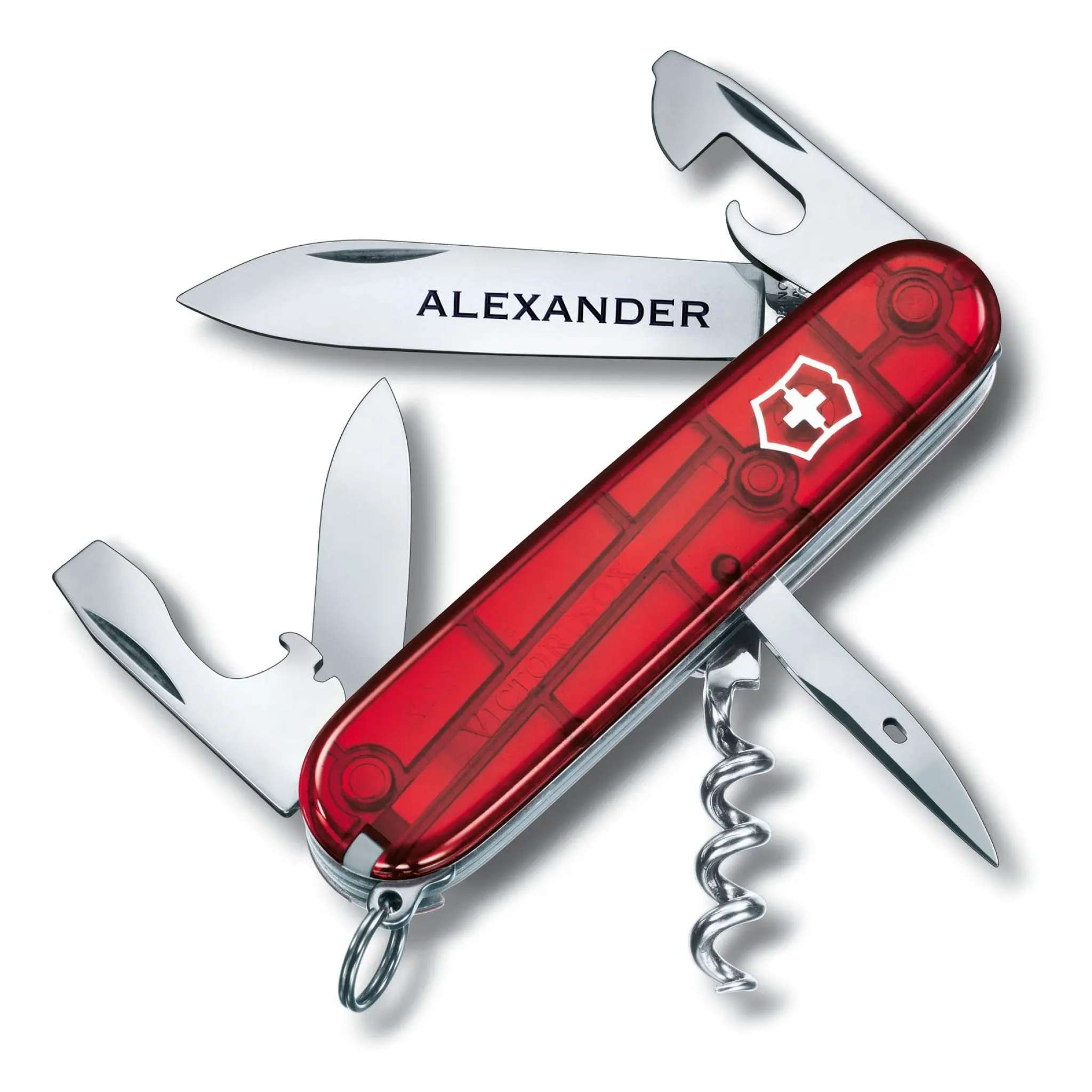 Victorinox Spartan transparent rød