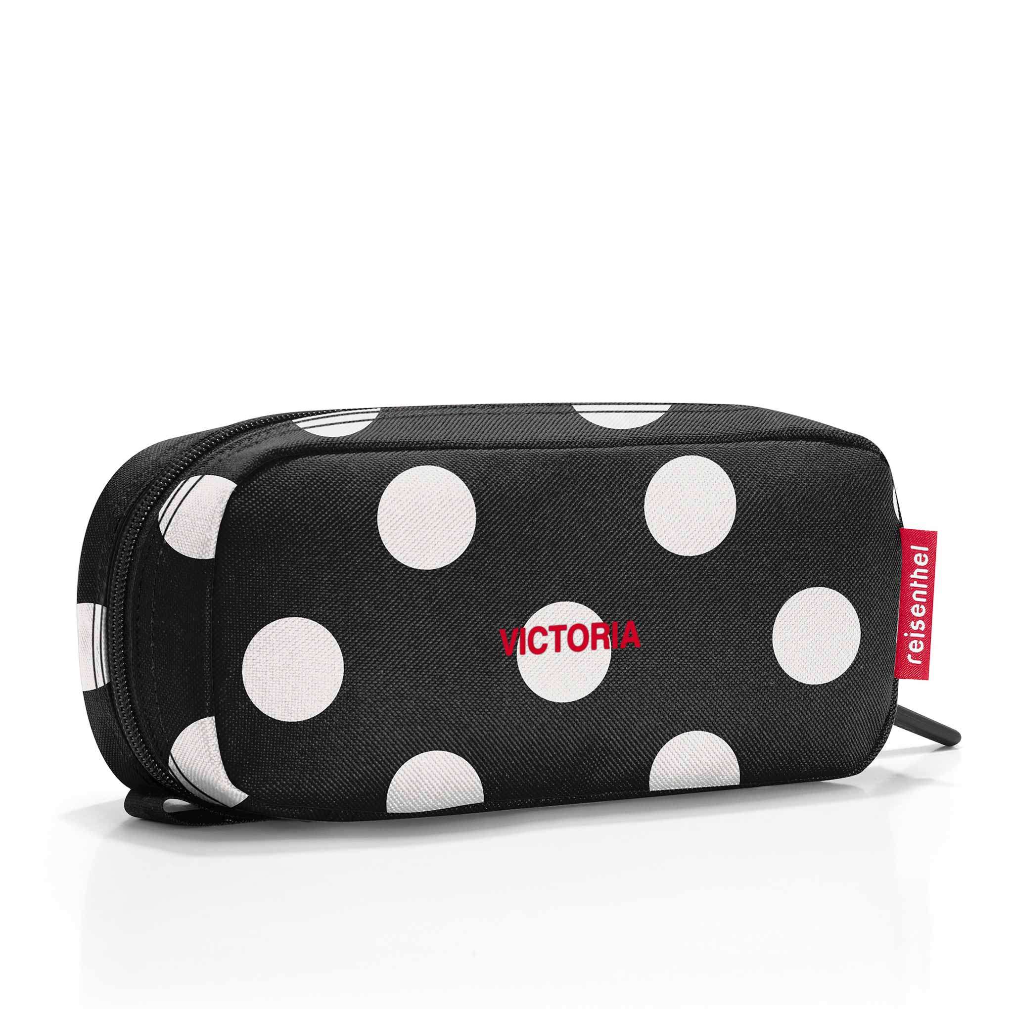 Capri Multicase Dots white, med brodert navn