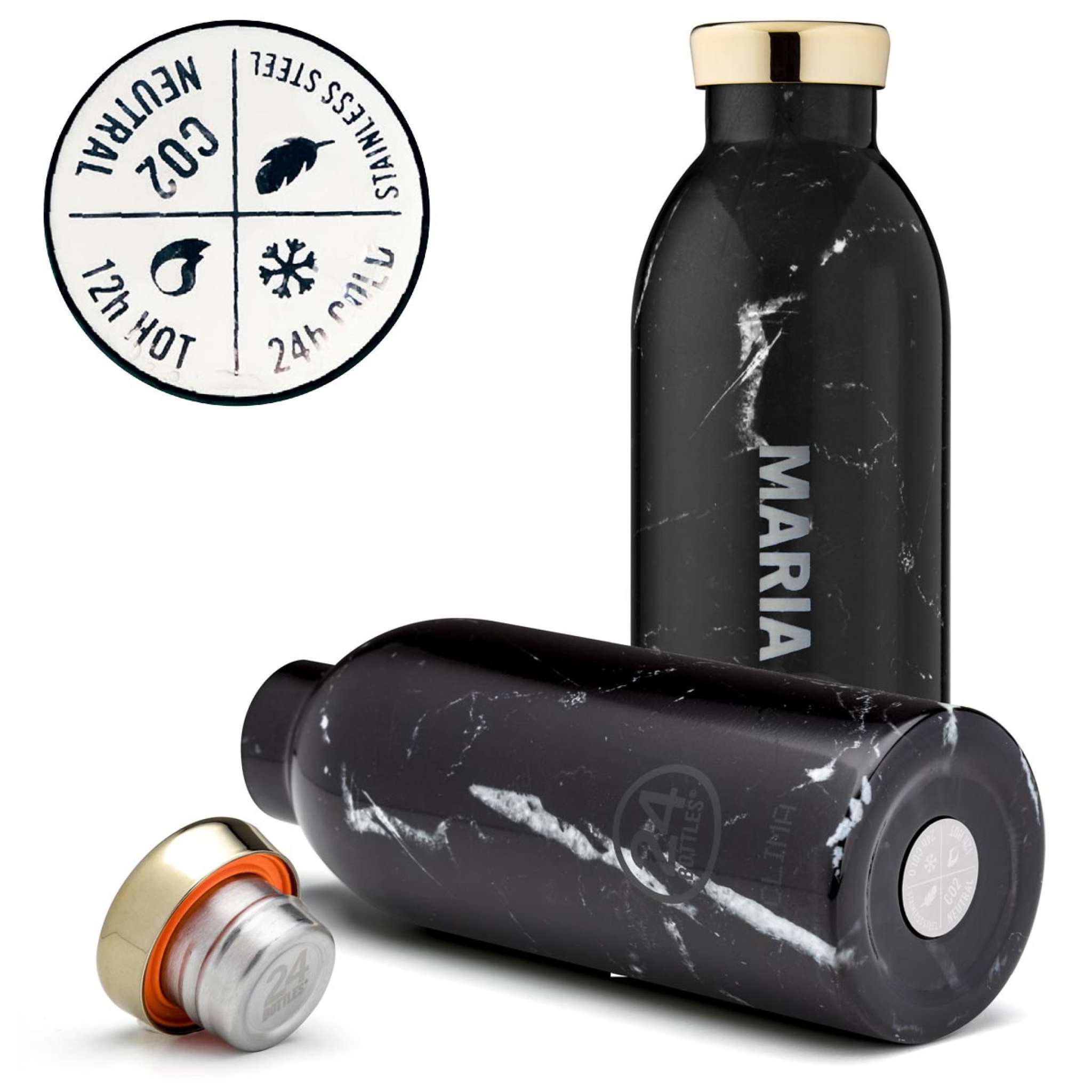Clima 24Bottles 500 ml Black Marble