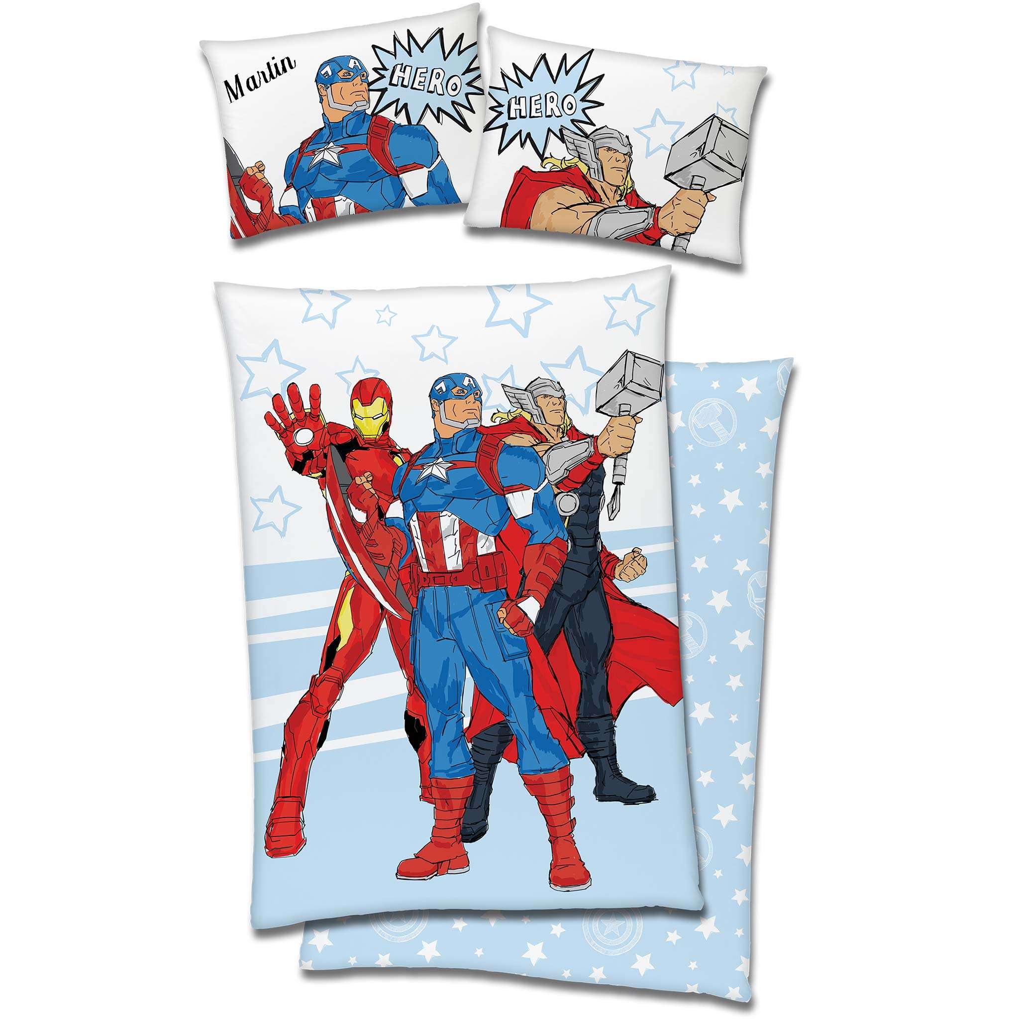 Avengers Sengesett 140x200 cm