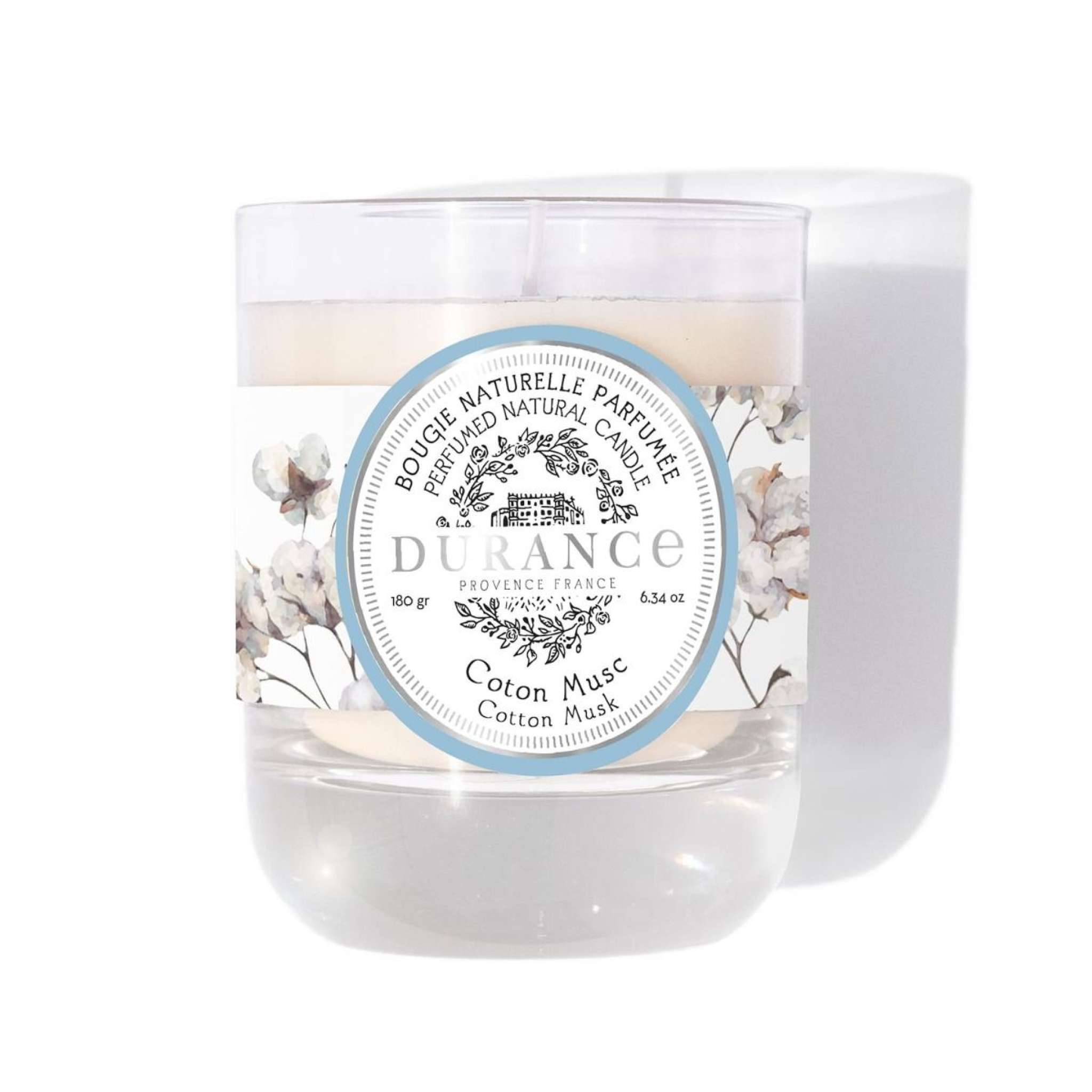 Duftlys 180g, Cotton Musk