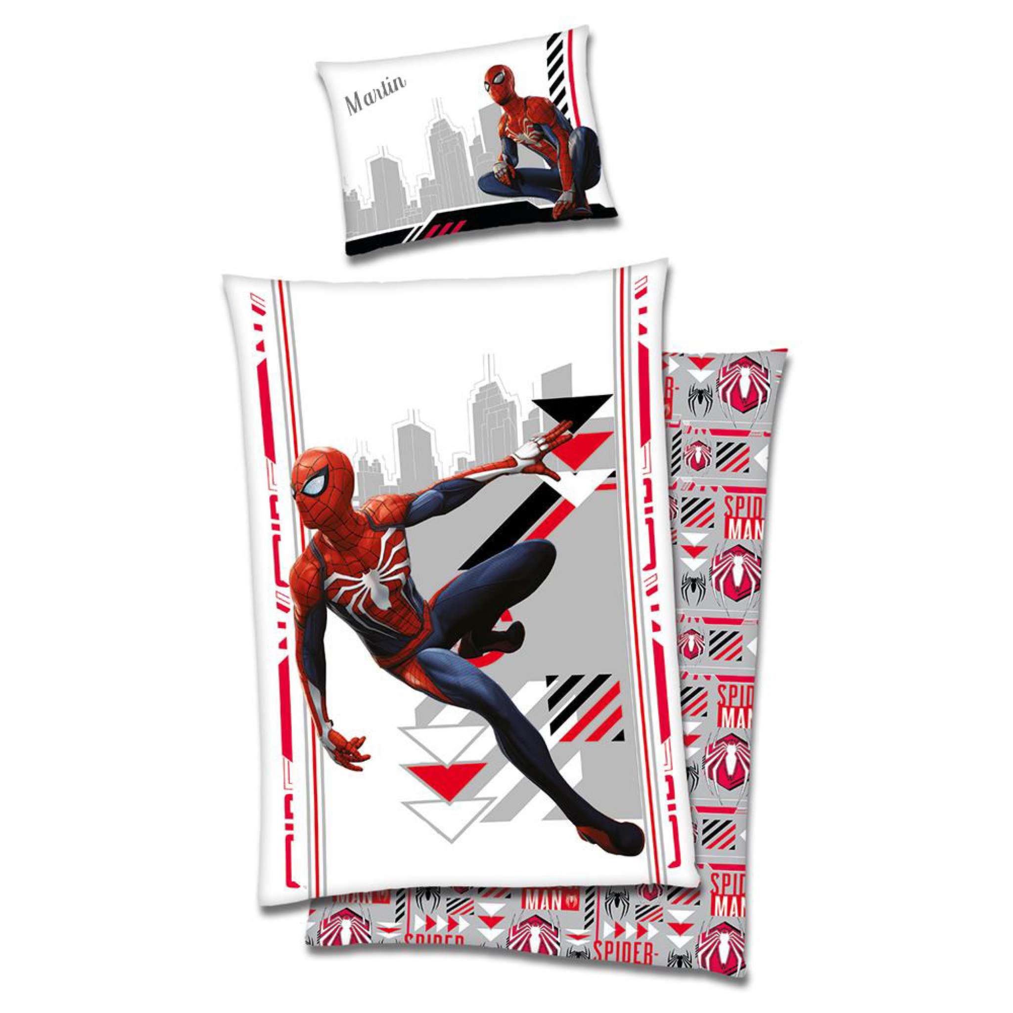 Spiderman Sengesett 140x200 cm
