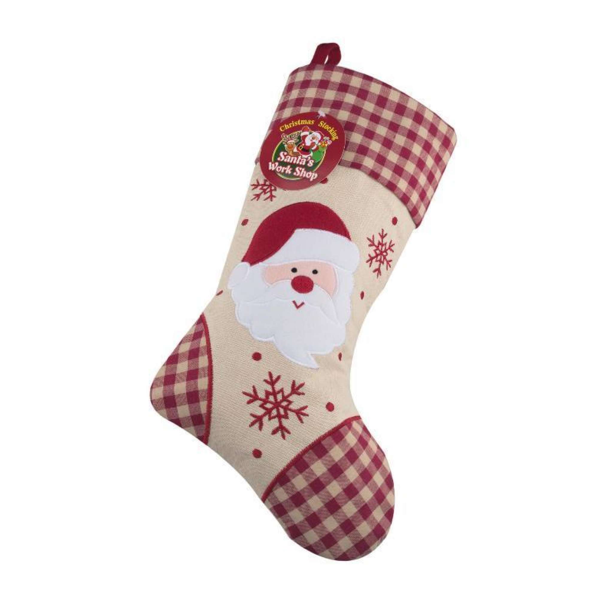 Julestrømpe Premium, Nisse Rutemønster
