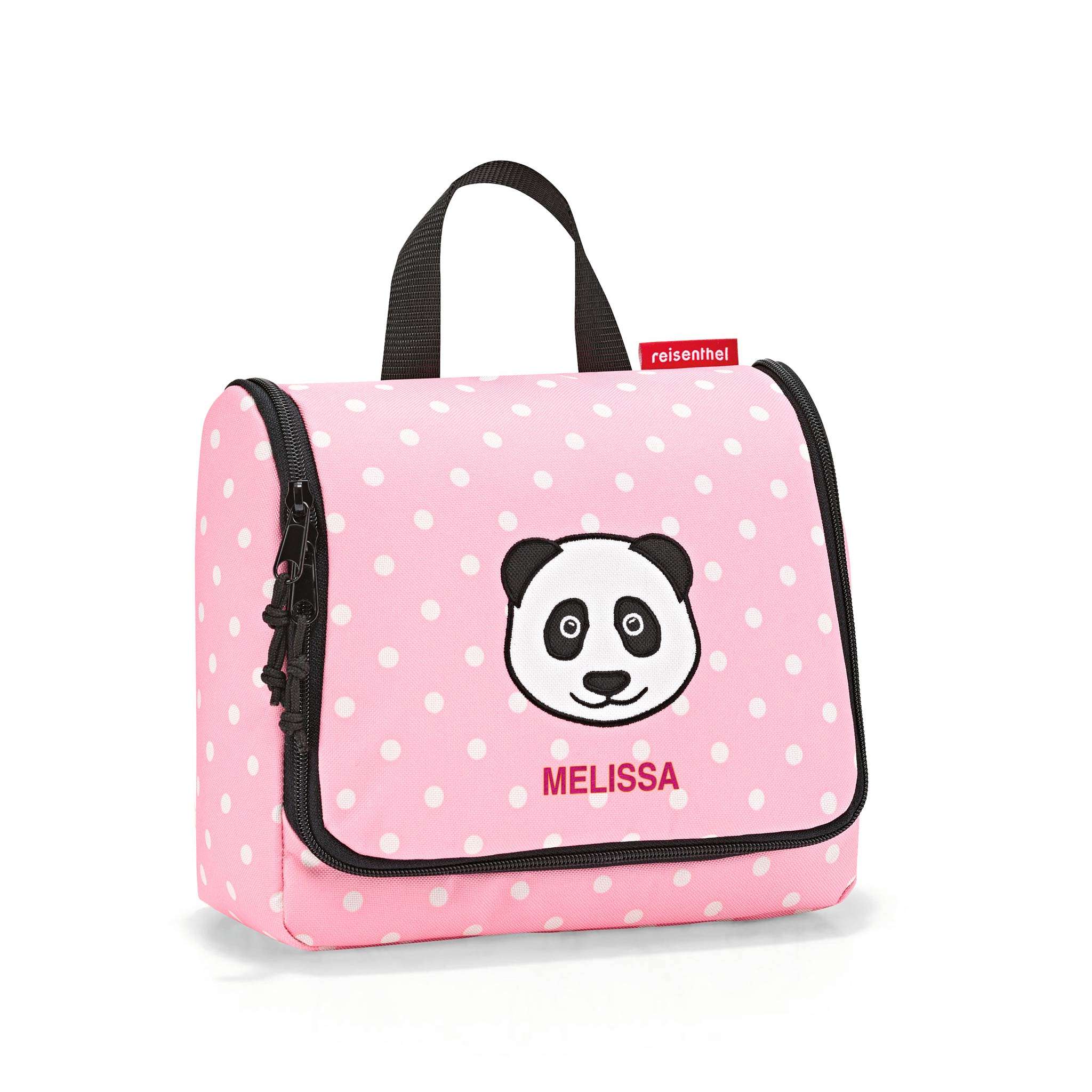 Reisenthel Toalettmappe Panda med brodert navn