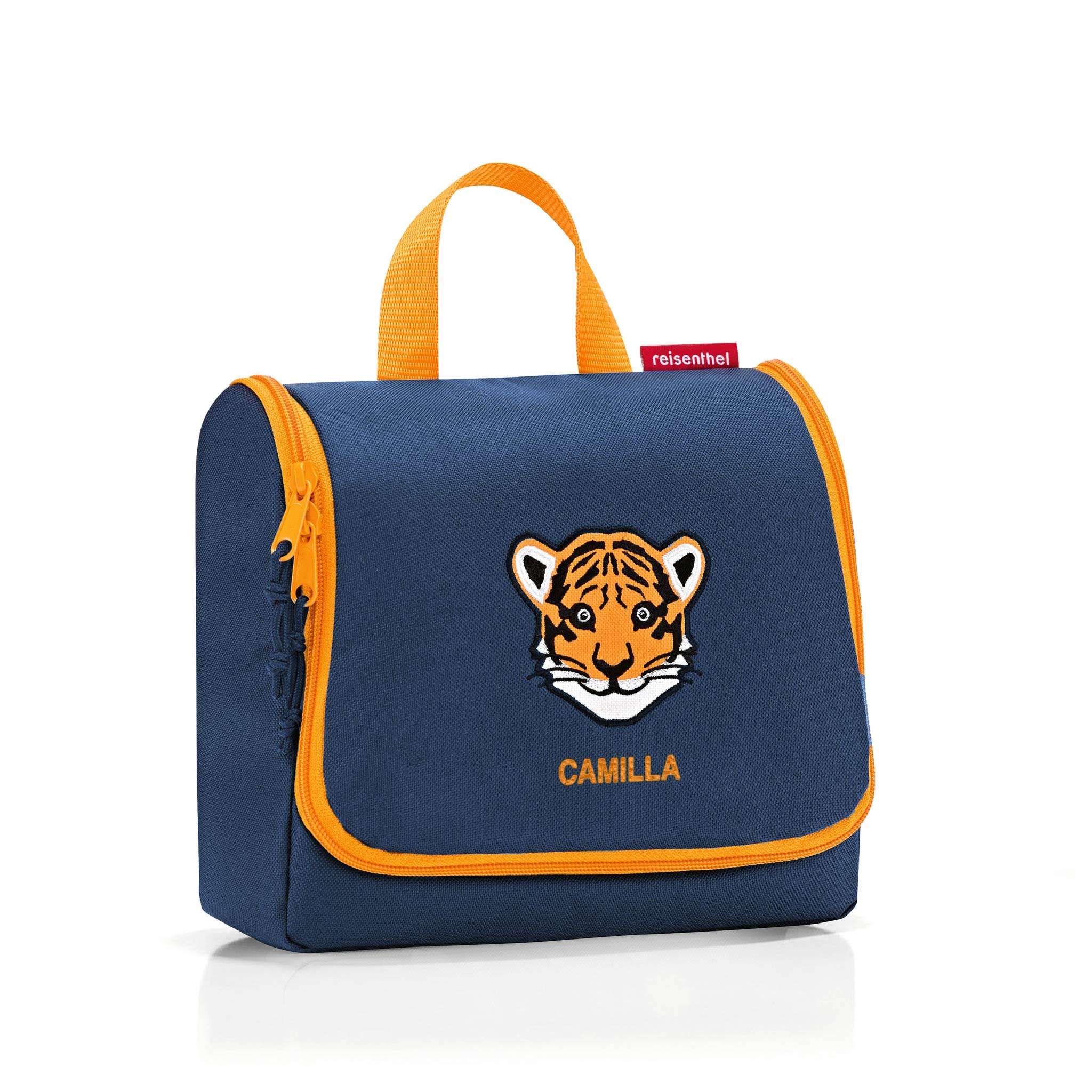 Reisenthel Toalettmappe Tiger med brodert navn