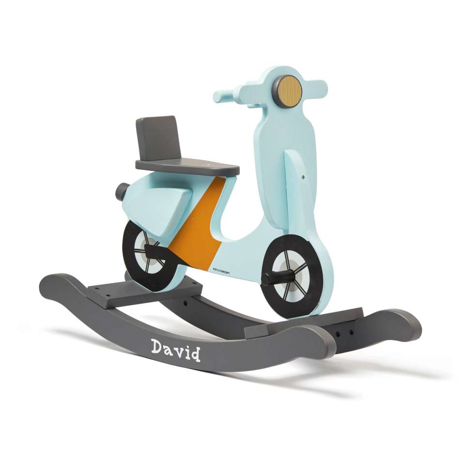 Gyngescooter lys blå