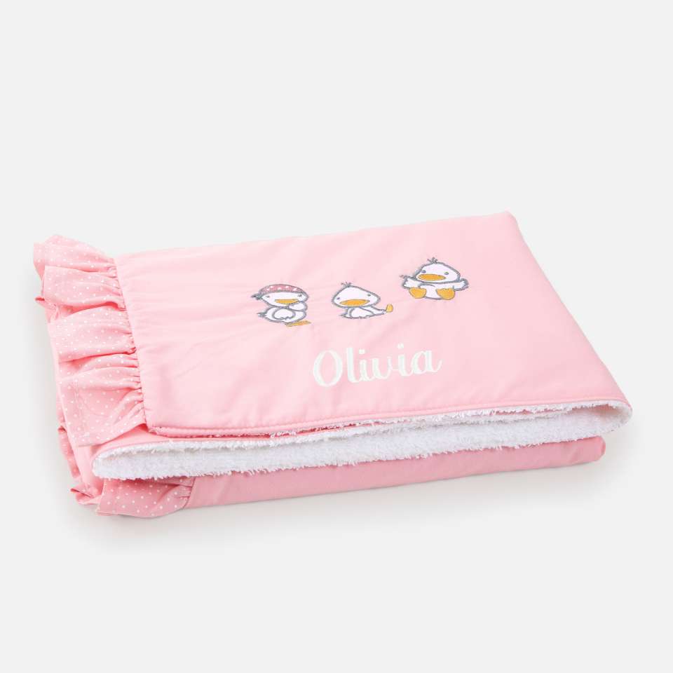 Ducks Pink Babyteppe