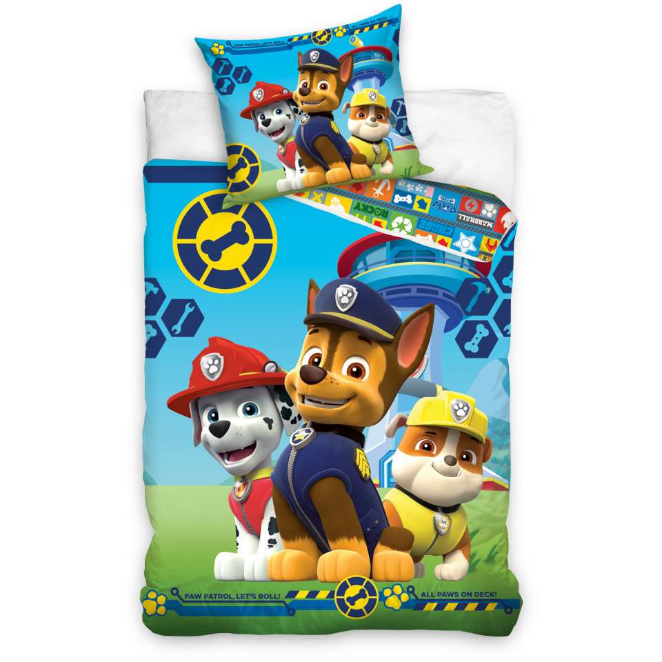 Paw Patrol Sengesett 140x200 cm