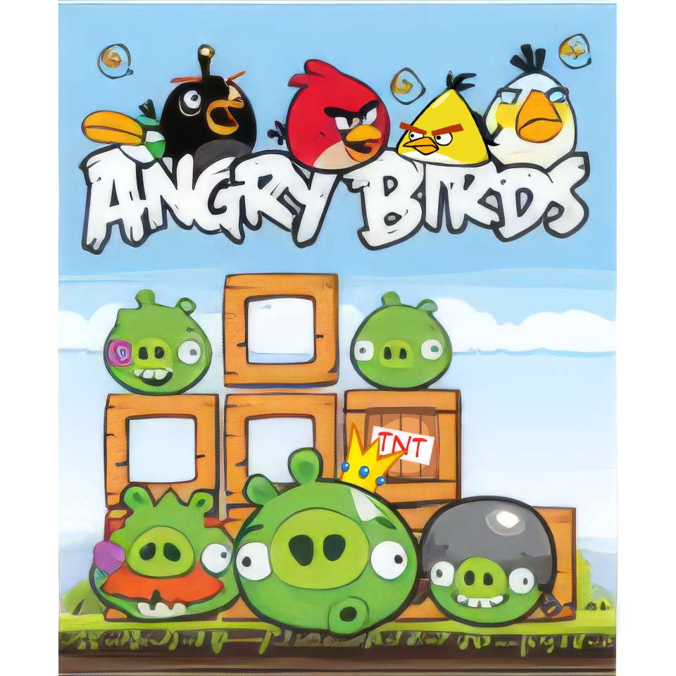 Fleecepledd 125x150, Angry birds