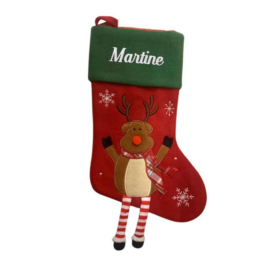 Julestrømpe Premium, Reinsdyr m/føtter