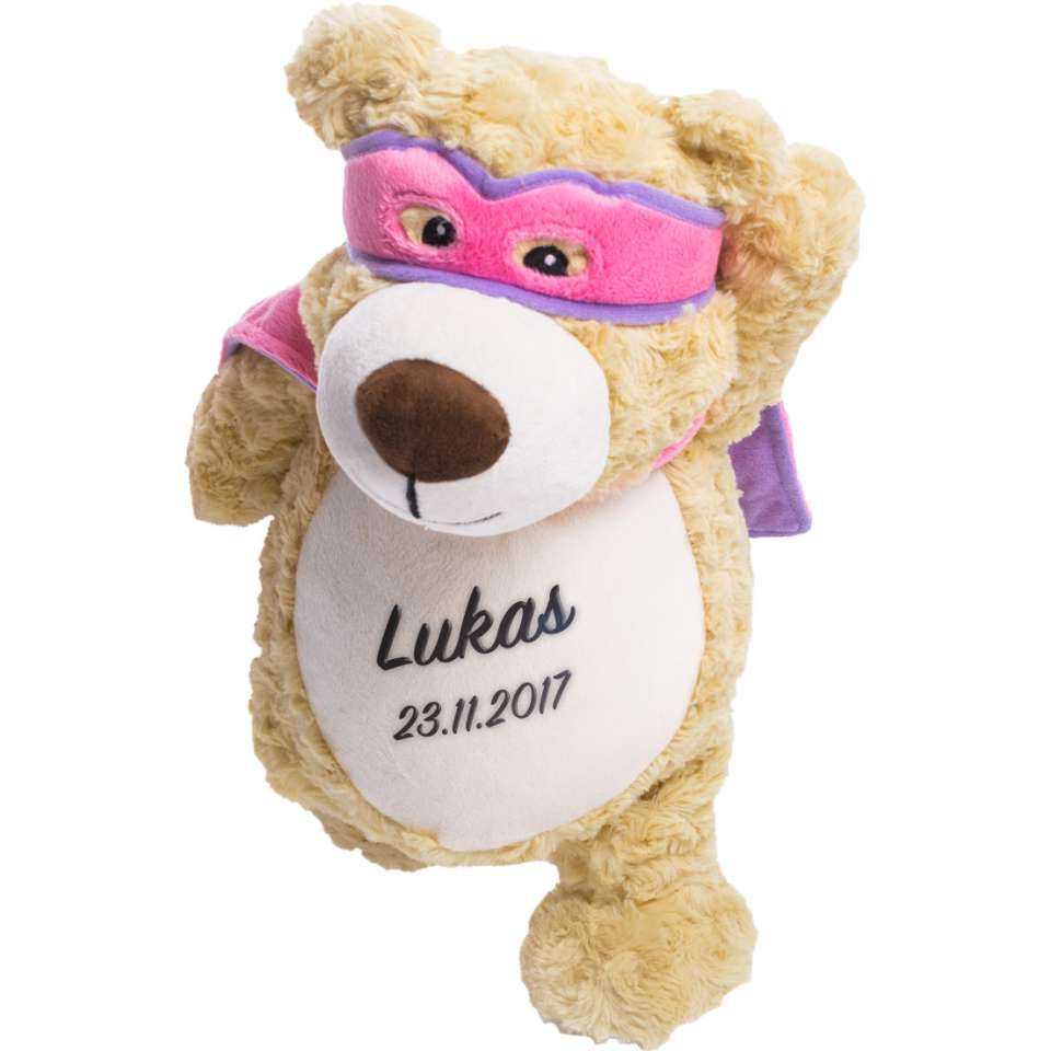 Cubbies Bamse Hero Rosa