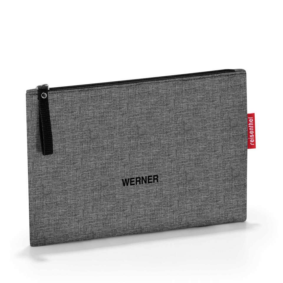 Capri Case Twist silver, med brodert navn