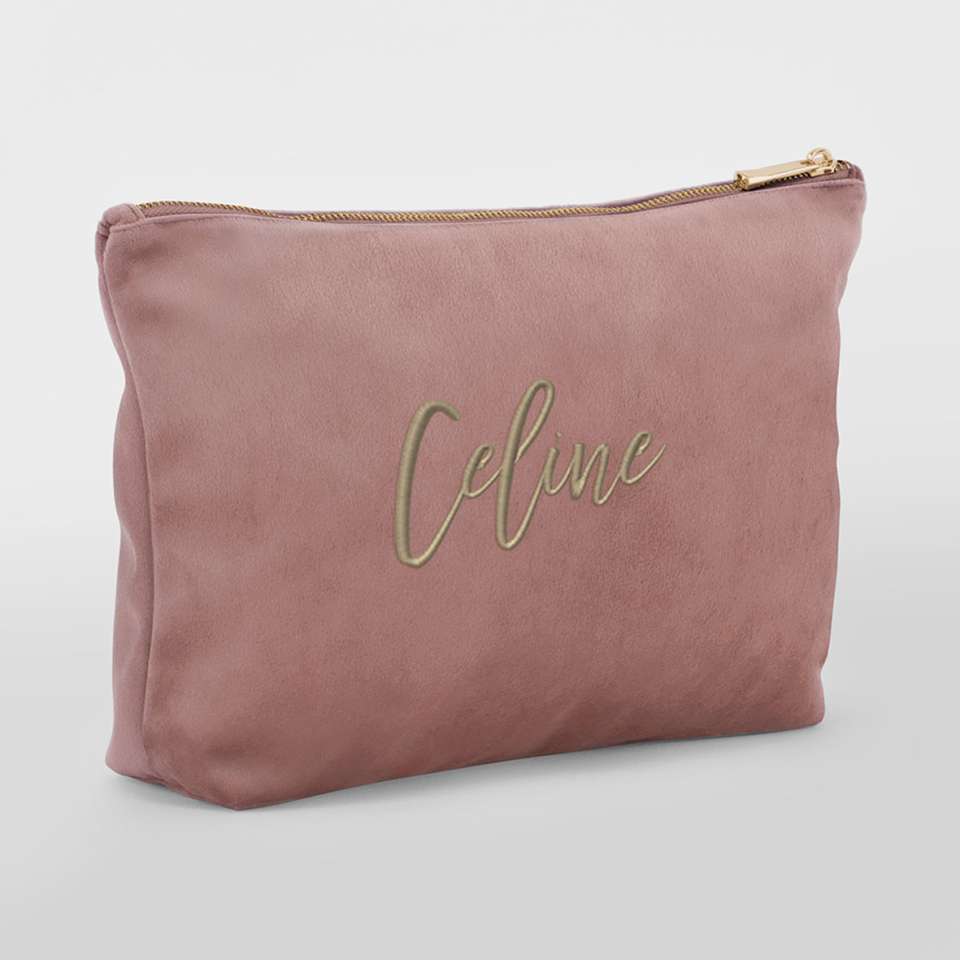 Velvet Accessory Bag Large