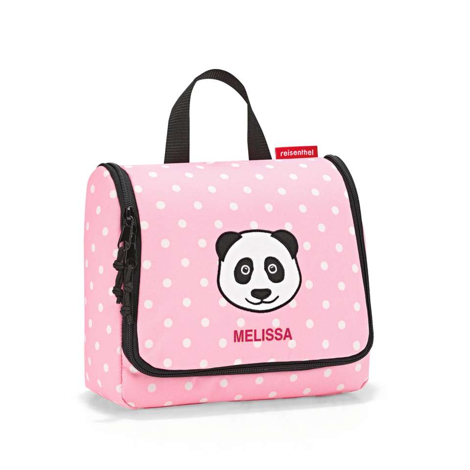 Reisenthel Toalettmappe Panda med brodert navn