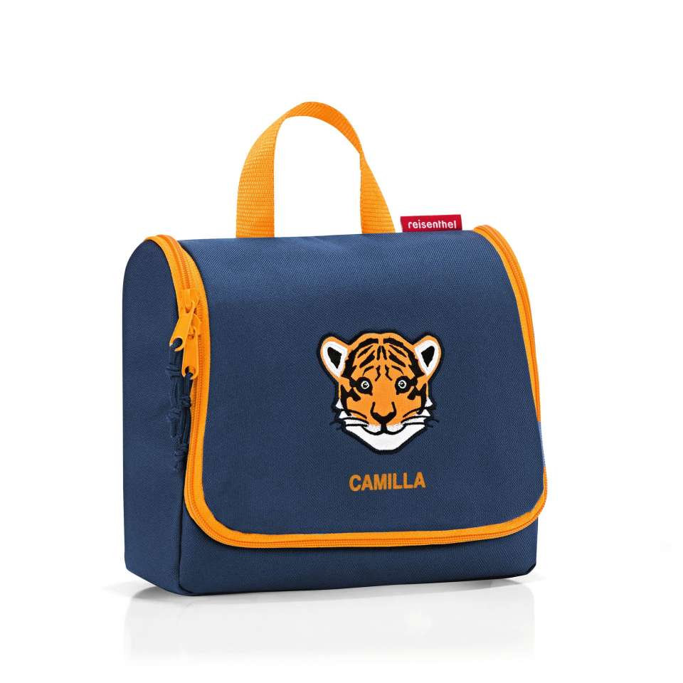 Reisenthel Toalettmappe Tiger med brodert navn