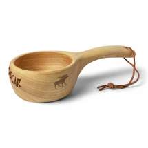 Hyggelig trekopp med elgemotiv.