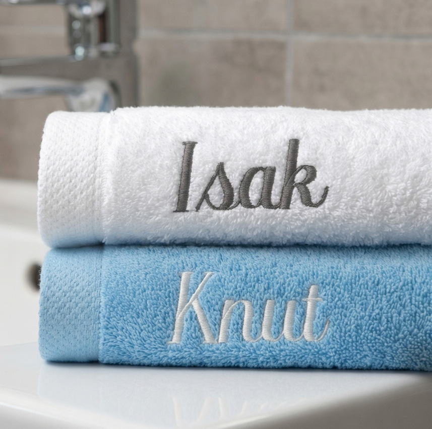 Pure Exclusive håndkle med navn